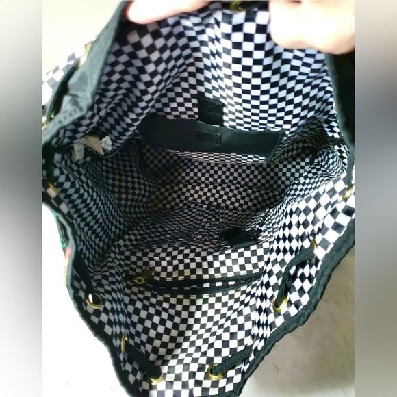 RARE! Harajuku Lovers by Gwen Stefani Rasta Style Backpack in EUC! - Picture 8 of 8